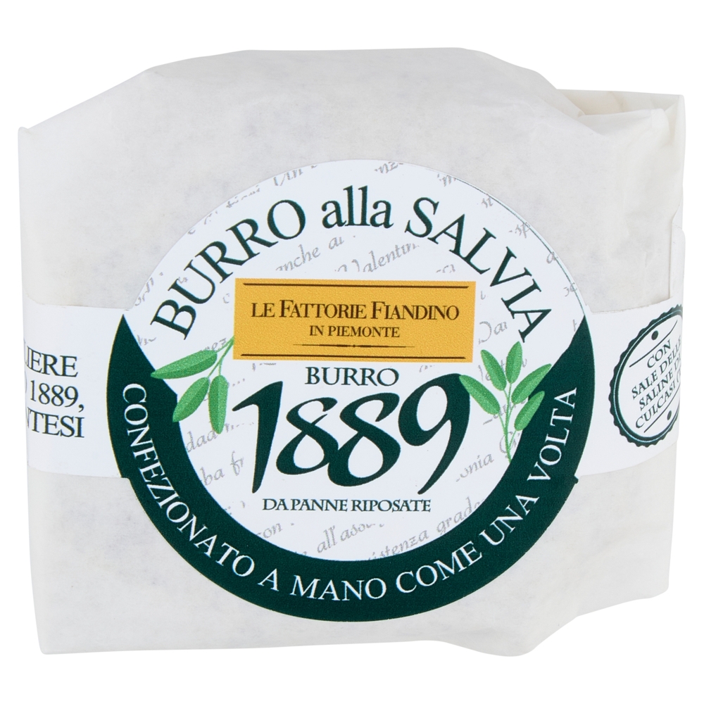 Le Fattorie Fiandino Burro 1889 Burro alla Salvia 100 g